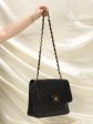 Extremely Rare Chanel XL Logo Caviar Turnlock Flap Bag Hot on Sale